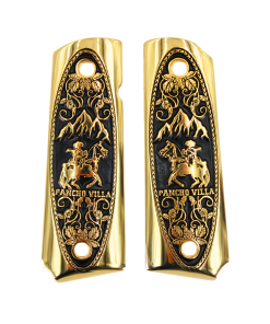 Alternative view of Colt Pancho Villa Engraved Full Size 1911 Grips