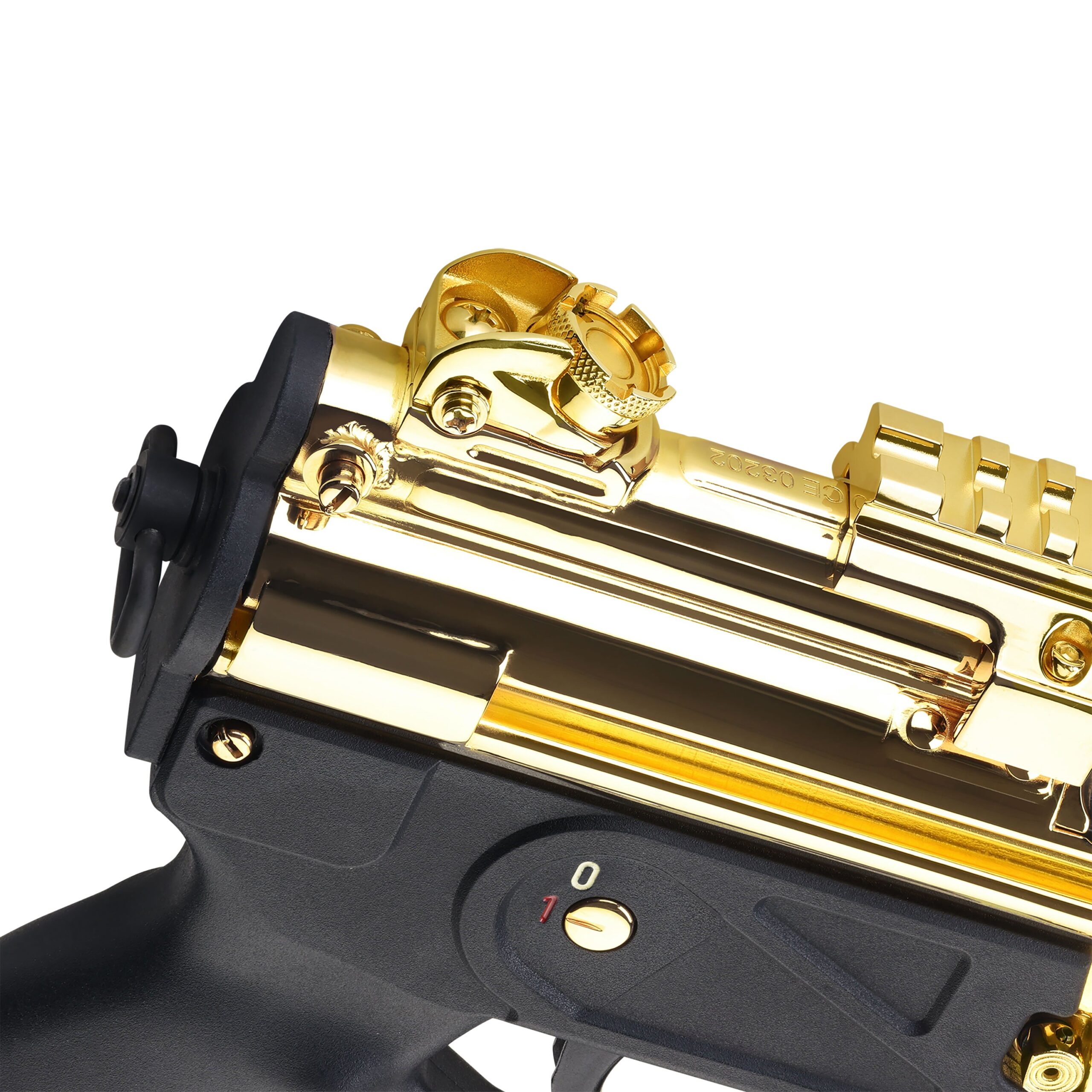 Century Arms AP5-P Core 9mm Gold Plated Pistol — 24K Gold Edition - Image 8