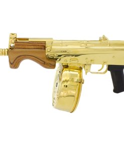 Century Arms Micro Draco, 7.62 x 39mm, 24k Gold Plated w 24K Gold Drum