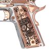 Rose Gold Catrina Engraved Full Size 1911 Grips