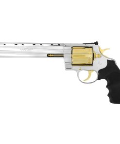 Colt Anaconda, 8", .44 Magnum, High Polished Stainless Steel & 24kt Gold Plated Accent