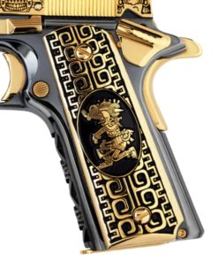 Colt El Jefe De Jefes Engraved Full Size 1911 Grips