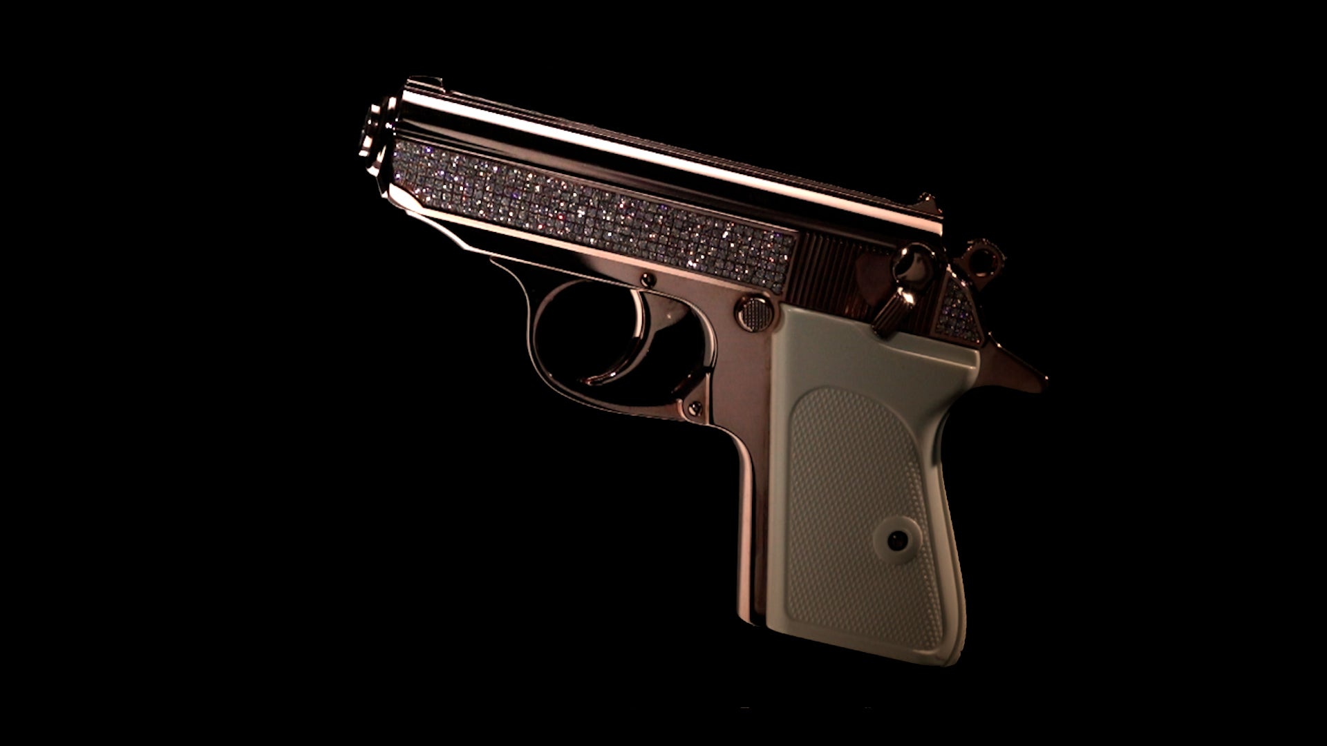 Walther PPK in 18K Rose Gold with 516 Hand-Set VS1 Diamonds - Image 5