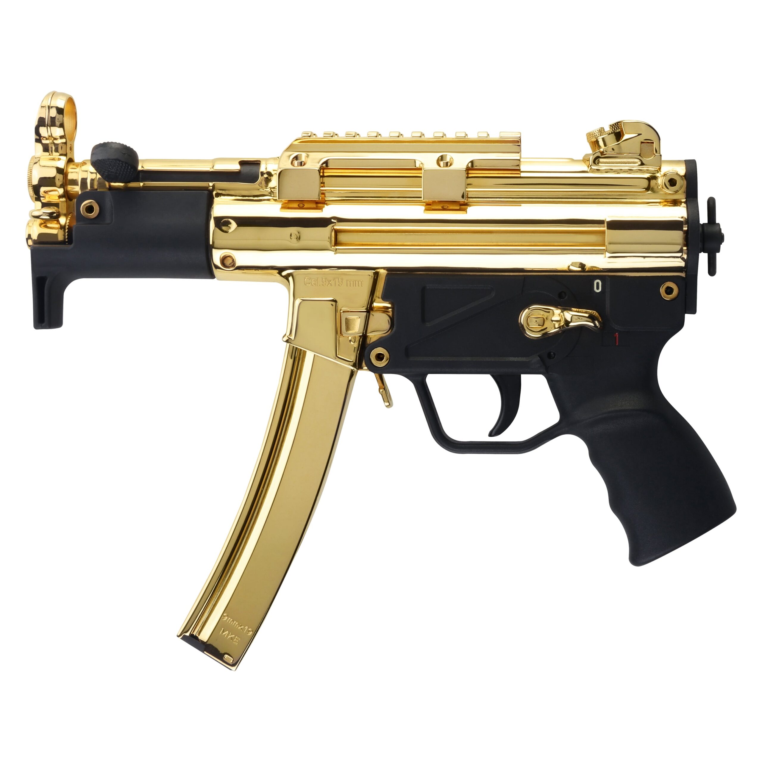 Century Arms AP5-P Core 9mm Gold Plated Pistol — 24K Gold Edition - Image 2