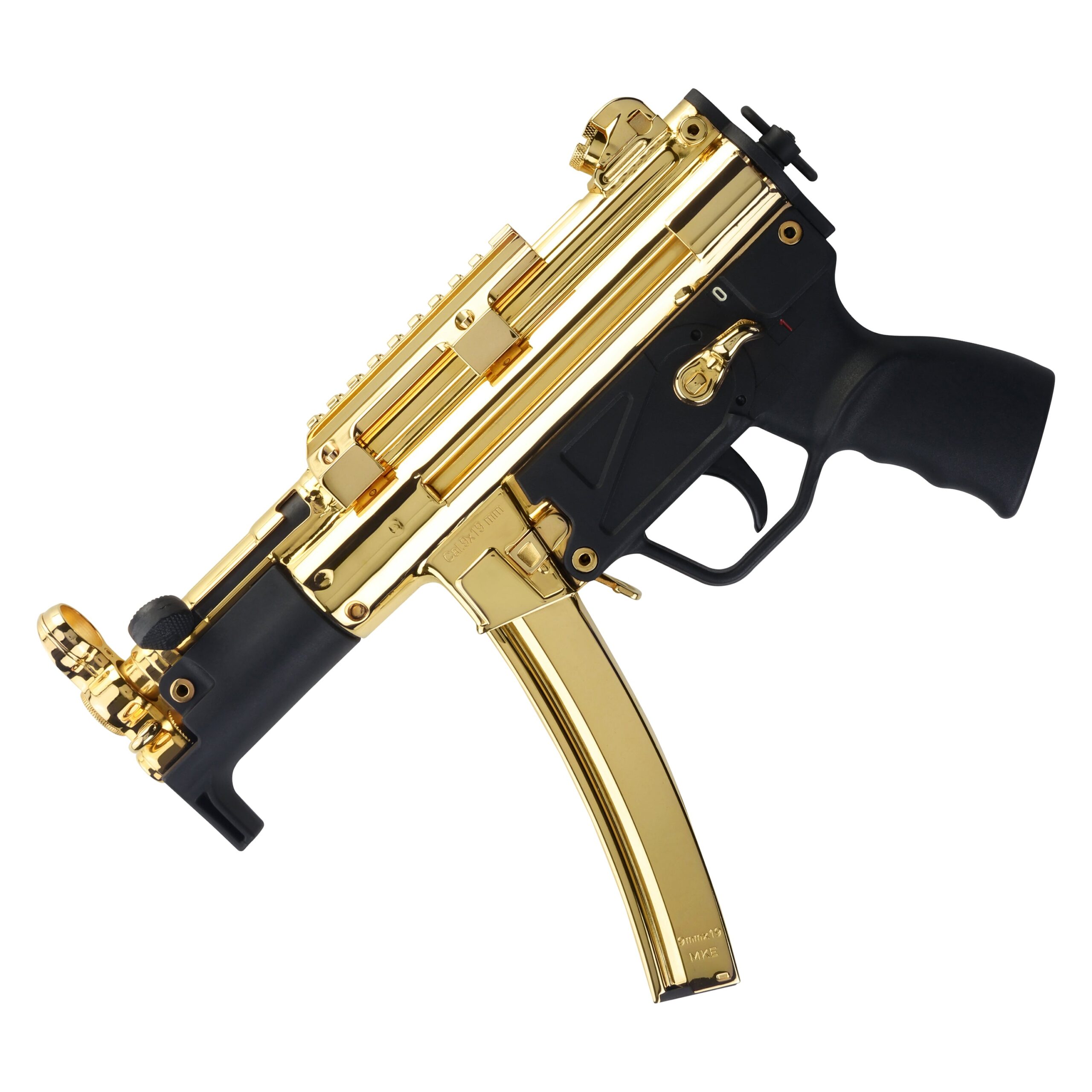 Century Arms AP5-P Core 9mm Gold Plated Pistol — 24K Gold Edition - Image 4