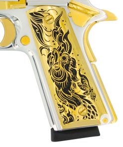 Naga Warrior Engraved Full Size 1911 Grips