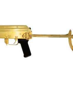 Alternative view of Century Arms Underfolder Ak-47, 7.62x39mm, 24K Gold Plated