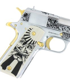 Alternative view of Colt Government 1911, 45 ACP, Bushido Blade, High Polish Stainless Steel And, 24K Gold Accents
