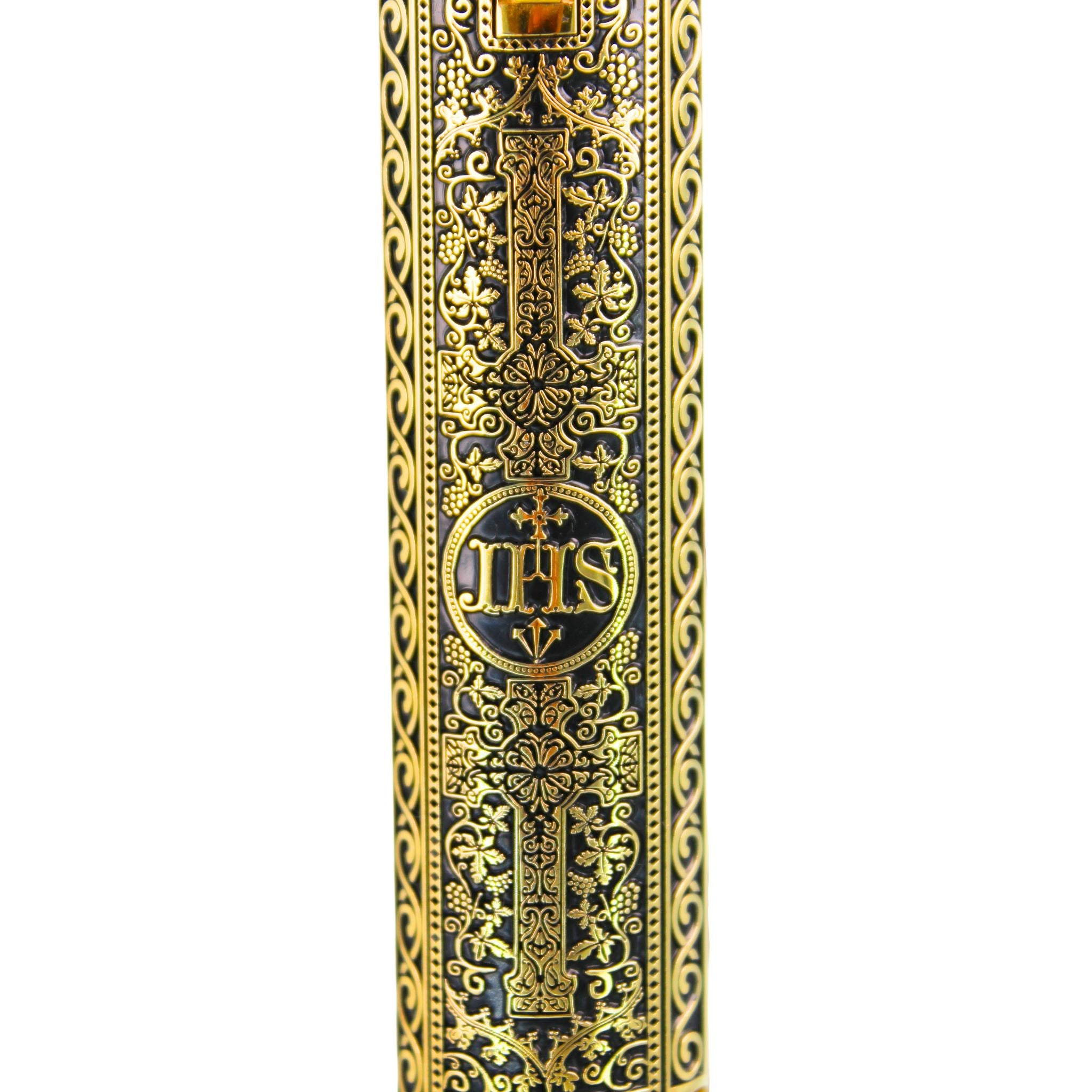 Colt 1911 Government, 45 ACP, 7 + 1, Cathedral, all 24K Gold - Image 6