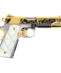 Alternative view of Colt 1911 Competition, 45ACP, Memento Vivere with 24K Gold Plated Slide and Accents