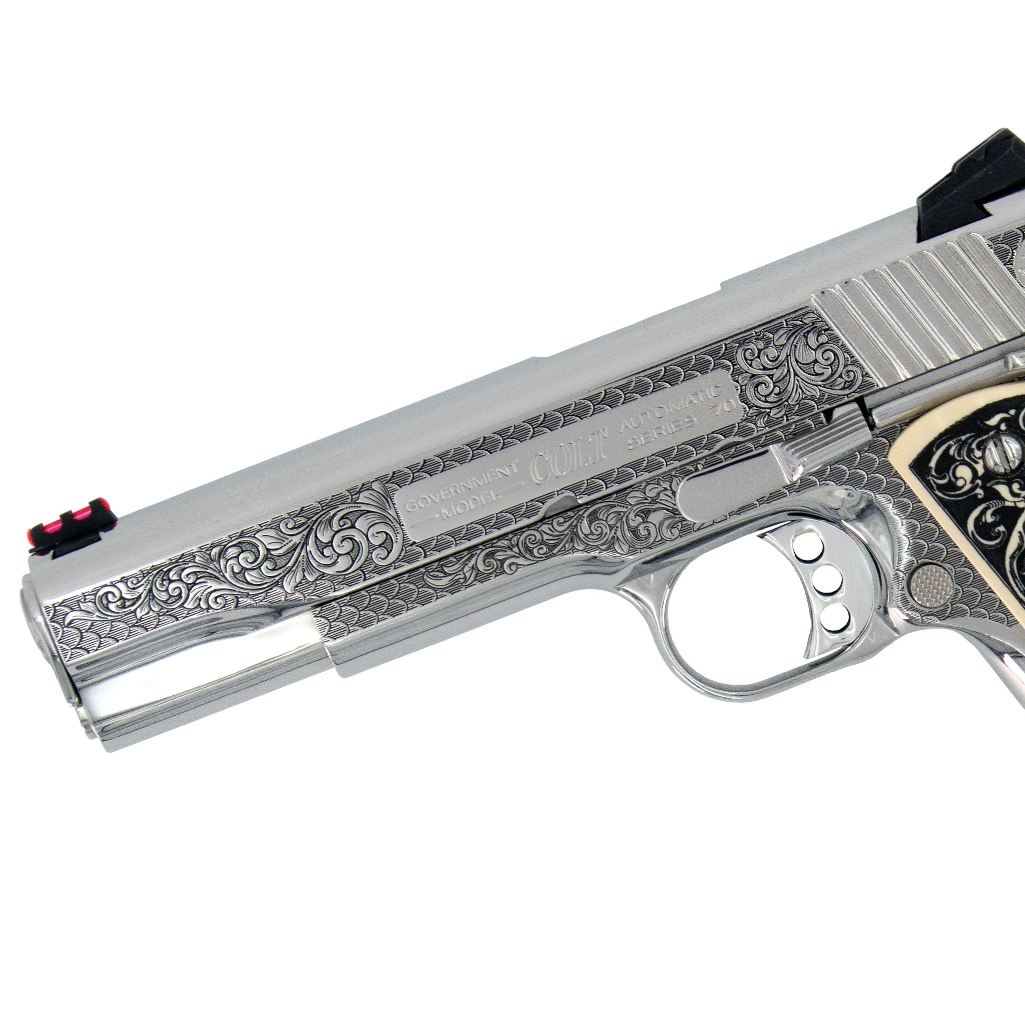 Colt Competition 9mm Engraved High Polished Stainless Steel - Image 2