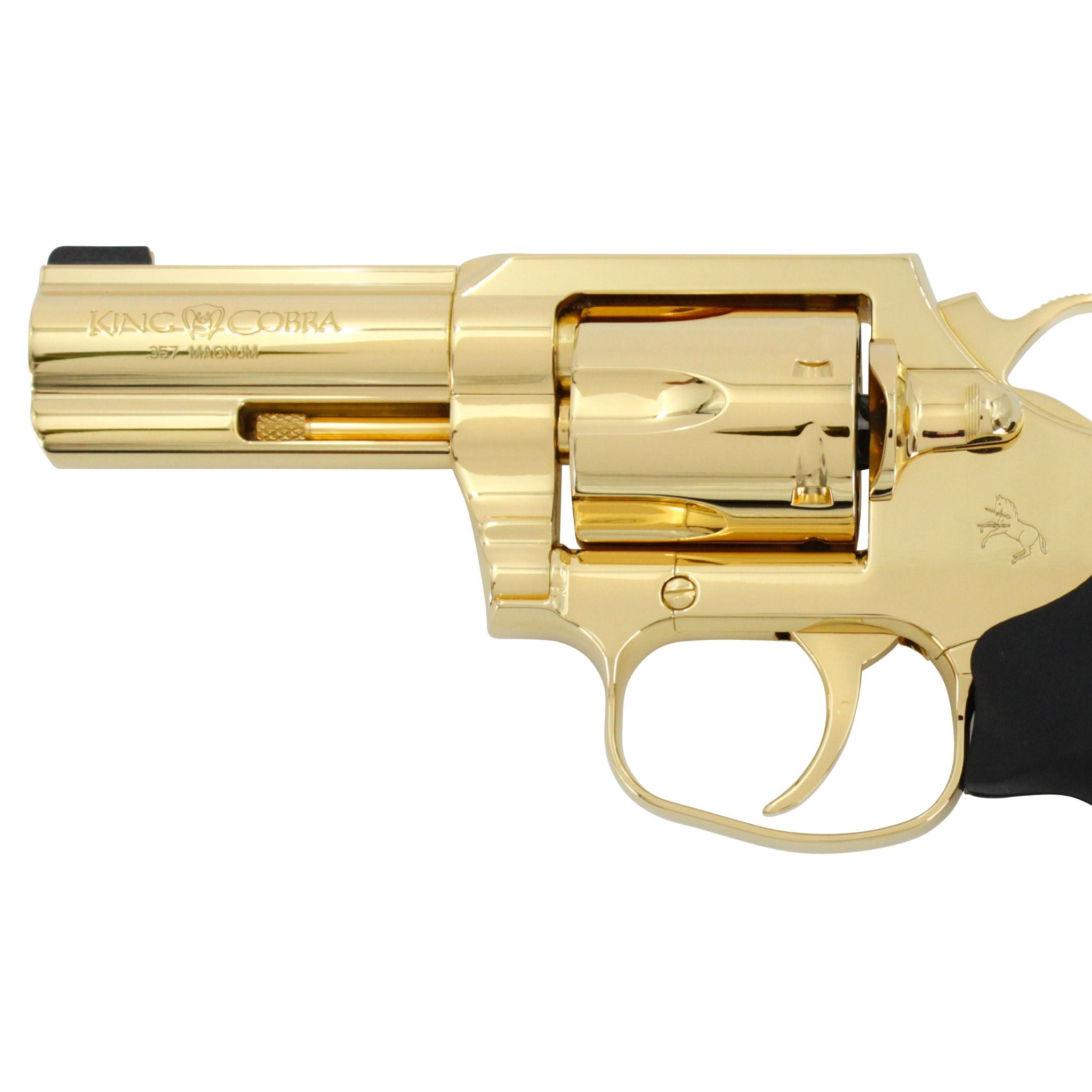 Colt King Cobra, 3", 357 Magnum, 24 karat Gold Plated - Image 2