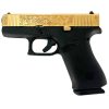 Glock G43X Subcompact, 9mm, Italian Renaissance, 24 Karat Gold
