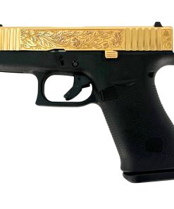 Glock G43X Subcompact, 9mm, Italian Renaissance, 24 Karat Gold