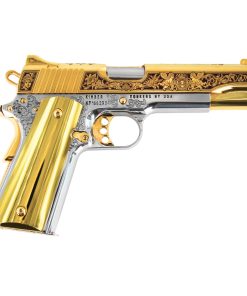 Alternative view of Kimber 1911 Stainless II, 38 Super, Gardens of Versailles, High Polished Stainless Steel, 24 Karat Gold