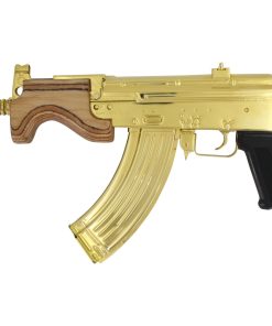 Century Arms Micro Draco, 7.62 x 39mm, 24k Gold Plated with 24k Gold Plated Magazine