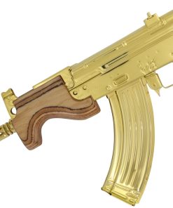 Alternative view of Century Arms Micro Draco, 7.62 x 39mm, 24k Gold Plated with 24k Gold Plated Magazine
