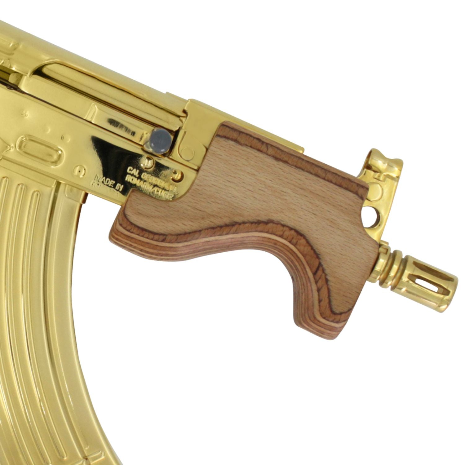 Century Arms Micro Draco, 7.62 x 39mm, 24k Gold Plated with 24k Gold Plated Magazine - Image 4
