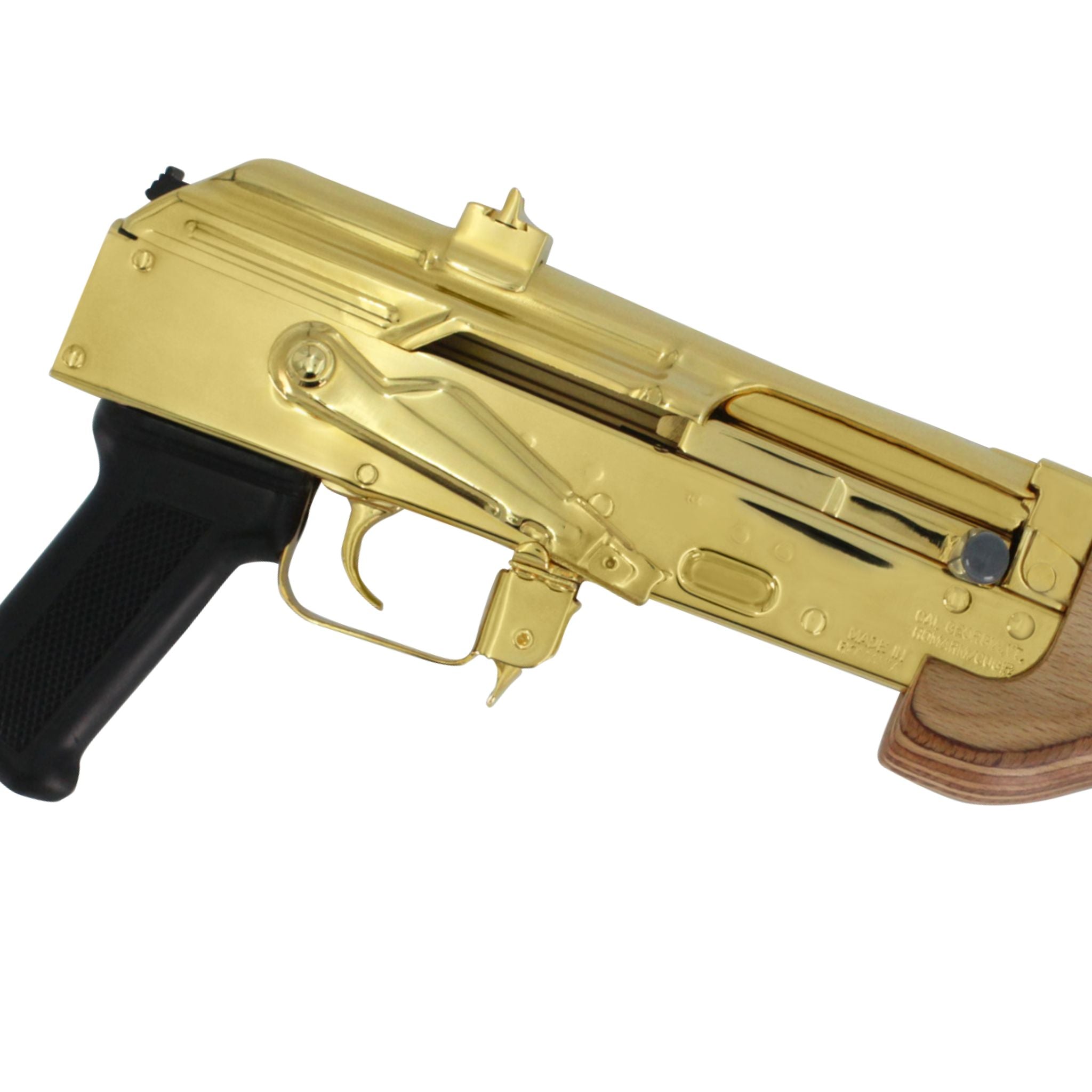 Century Arms Micro Draco, 24K Gold, 7.62 x 39mm, Standard 30Rd Magazine - Image 3