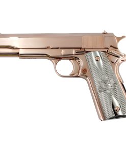 Rock Island 1911 FS, .45 ACP, 18 karat Rose Gold Plated, California compliant handguns