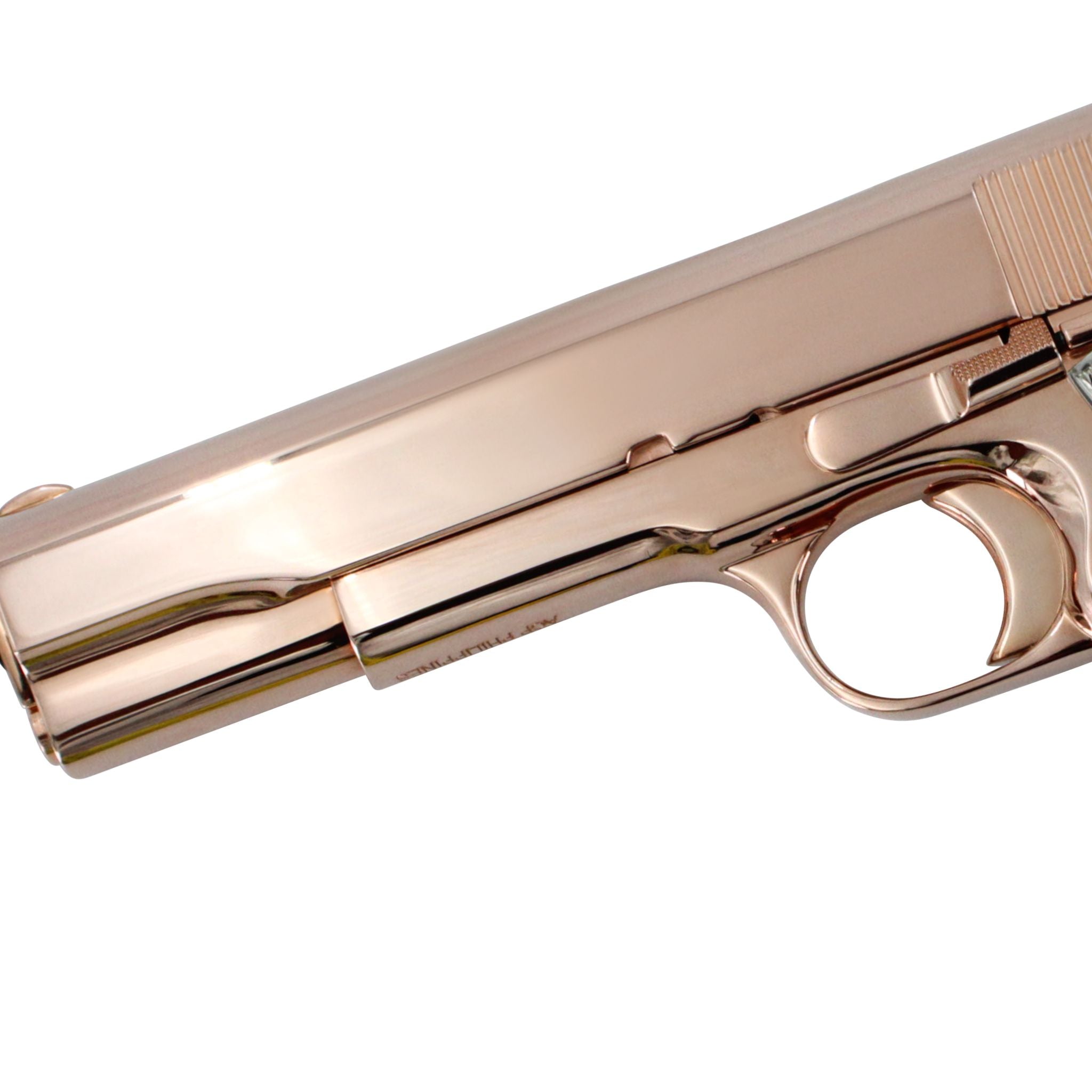 Rock Island 1911 FS, .45 ACP, 18 karat Rose Gold Plated, California compliant handguns - Image 2