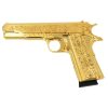 Rock Island 1911 Standard FS, 45 ACP, Vine and Berries with Diamonds, All 24K Gold