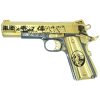 Colt 1911 Competition, 45ACP, Spirit of the Wolf, 24K Gold Slide with Black Chrome Frame
