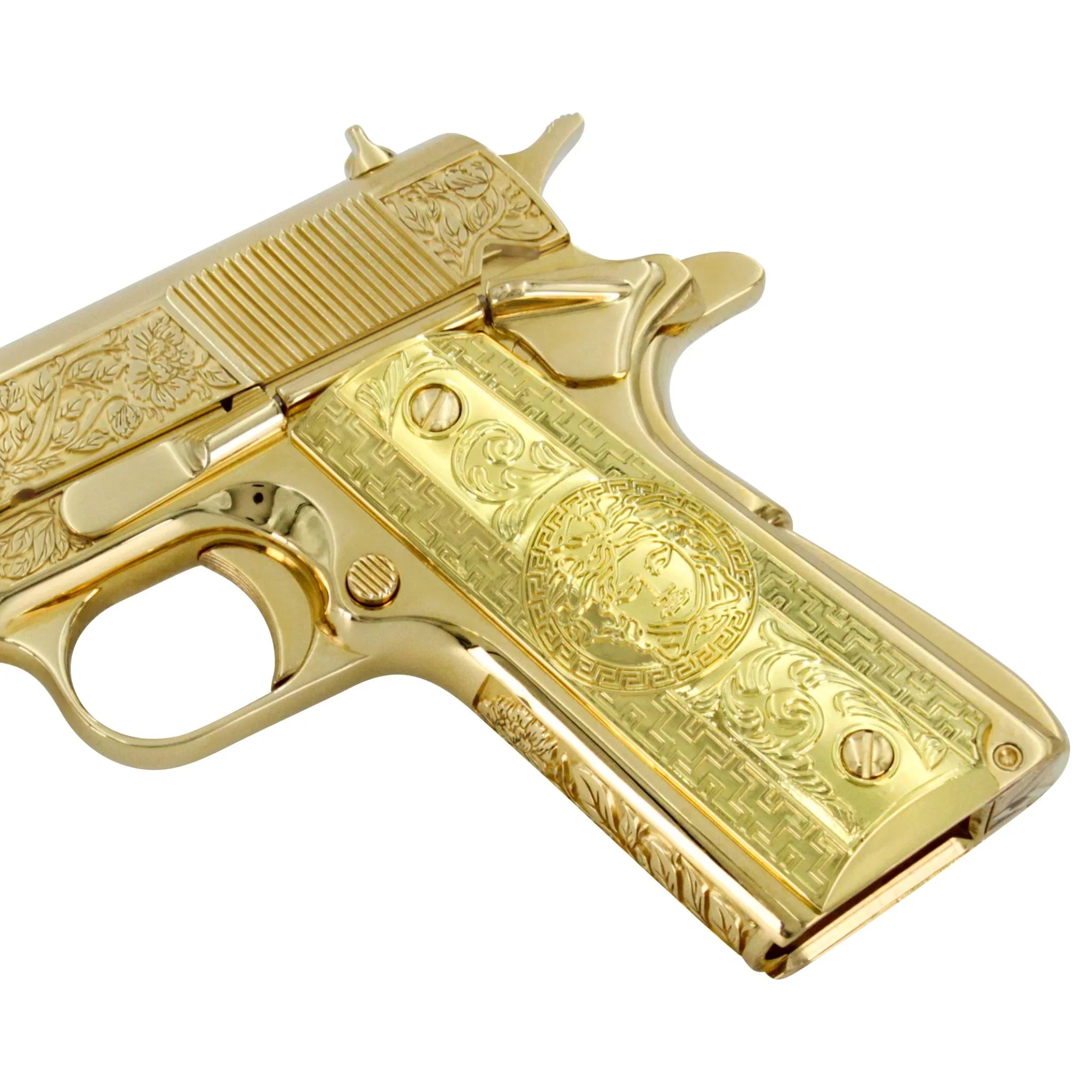 Springfield Armory, 1911 Mil-Spec, 45 ACP, Italian Renaissance, 24K All Gold Plated - Image 5
