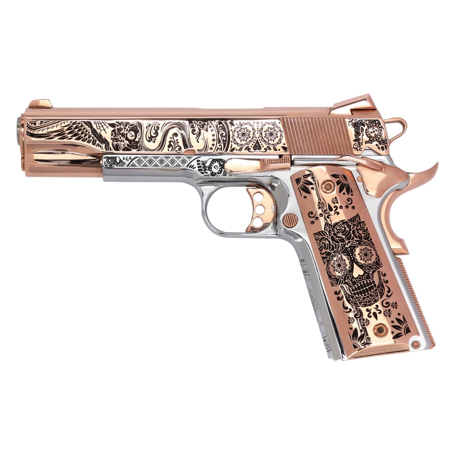 Springfield 1911 Garrison .45 ACP Catrina 18 karat Rose Gold Pistol