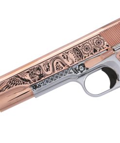 Alternative view of Springfield 1911 Mil-Spec .45 ACP Catrina 18 karat Rose Gold Pistol, California compliant