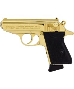 Walther PPK, .380 ACP, 3.3" 24kt Gold Plated